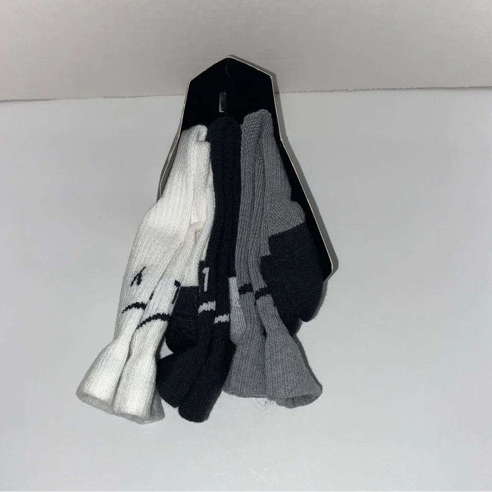Nike Elite Crew Socks - Black, White‎ and Gray